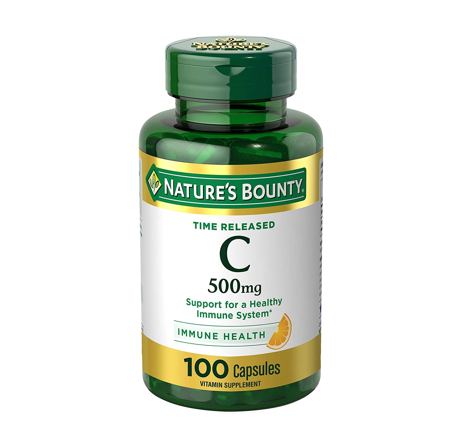 کپسول ویتامین سی نیچرز بونتی 500mg | تقویت سیستم ایمنی بدن Vitamin C