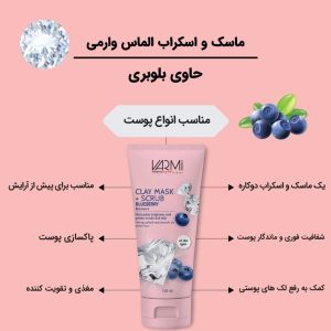 ماسک صورت وارمی مدل بلوبری